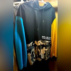 Mens XL SHEIN multi color hoodie